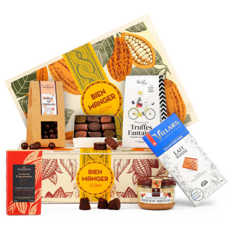 Panier cadeau Le 100% Chocolat